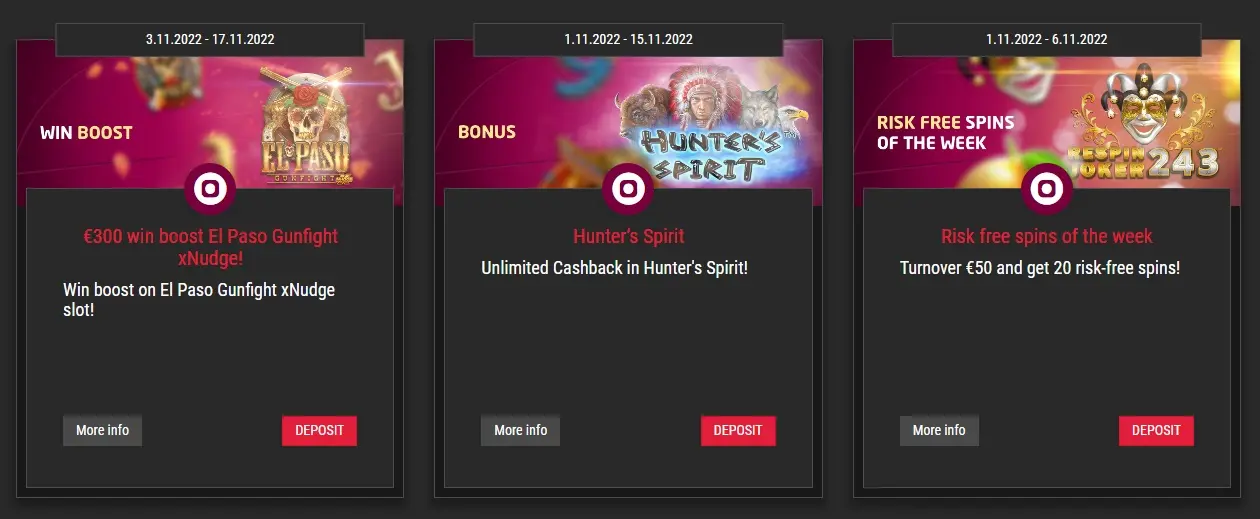 Synottip casino bonuses and promotions