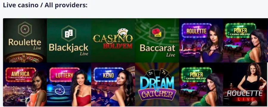 Vulkan vegas live casino games