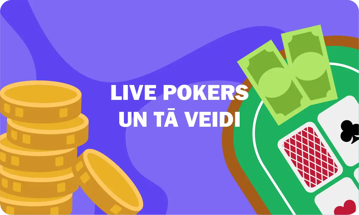 Live pokers un tā veidi