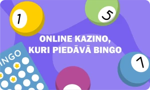 Online kazino, kuri piedāvā bingo